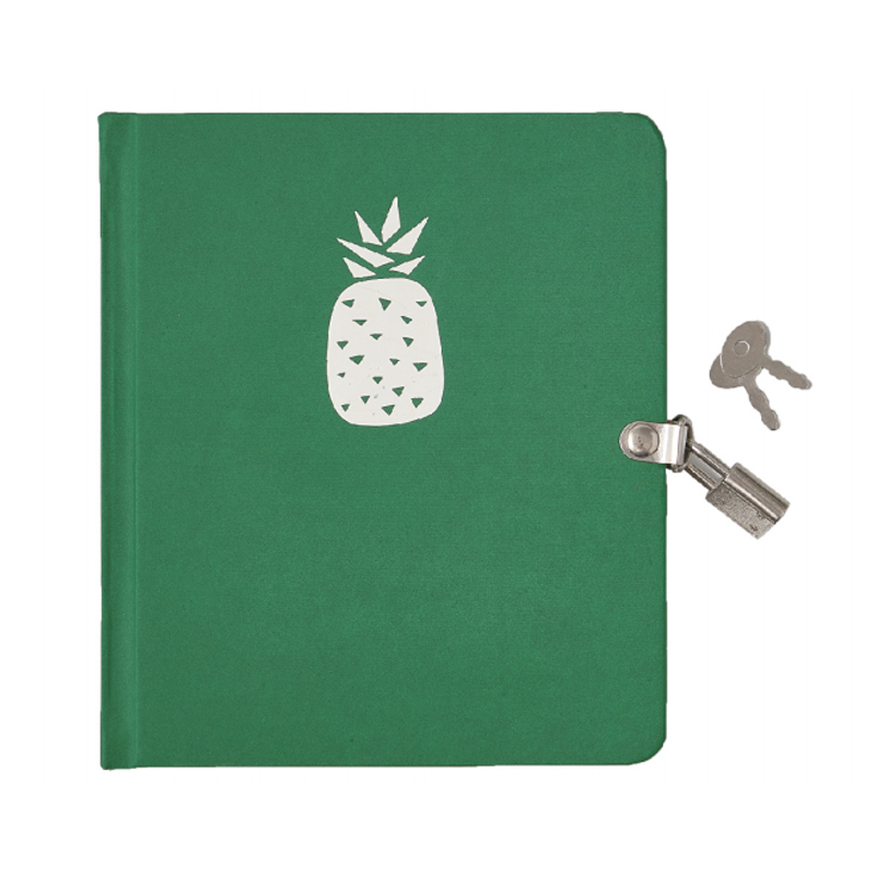 Cuaderno bloc con cubierta de PU y cierre con llave